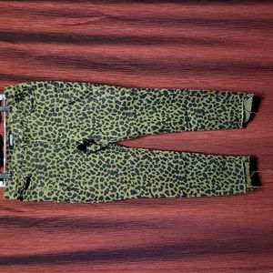 Express Leopard Print Jeans